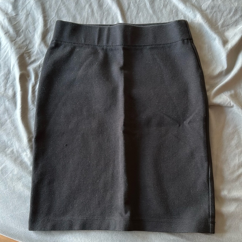 Madewell Black Skirt